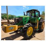 2014 John Deere 6140M Tractor with Diamond Boom Cutter