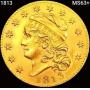 Historic 1813 $5 Gold Half Eagle High Grade 