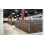 Complete Horse Stall System Inventory - 1,542 Pieces Including Gates, Panels & Backers