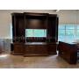Executive TV Bookcase Wall Cabinet 