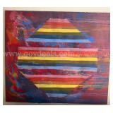 OLD FINE ARTWORK FROM MORRIS SHULMAN (1912-1978) OIL ON CANVAS