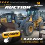 HOUSTON CONSTRUCTION EQUIPMENT AND TRUCK AUCTION - SEPTEMBER 24TH  at 9AM CT