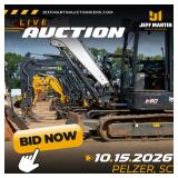 EAST COAST CONST & TRANSPORTATION AUCTION - OCTOBER 15TH at 9 AM ET