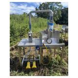 Chicken evisceration equipment