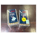 (100) ROUNDS OF 22 WMR 30 GR AMMO