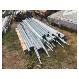 LOT PIPE FENCE POSTS