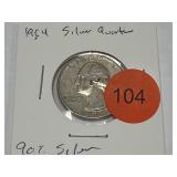 1964-D SILVER QUARTER