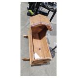 WOODEN DOLL CRADLE