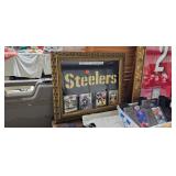 FRAMED STEELERS MEMORABILIA
