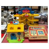 FISHER PRICE VINTAGE TOY LOT