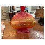 GLASS CANDY DISH