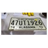 VINTAGE LICENSE ALABAMA TAG