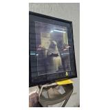 FRAMED GHOST HALLOWEEN PICTURE