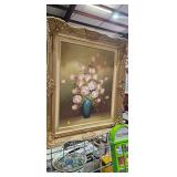 FRAMED FLORAL PICTURE DECOR