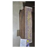 WOODEN CRATE BUFFALO ROCK
