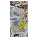 BLUE AND WHITE PITCHER VASE