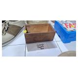 WOODEN CHEESE BOX