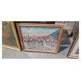 FRAMED WESTERN PICTURE DECOR