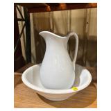 PITCHER AND BOWL