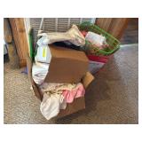 VARIOUS LINENS, ETC