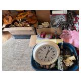 CLOCK, DECOR, KITCHEN ITEMS, ETC