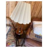 SIDE TABLE AND LAMP