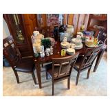 DINING TABLE AND 6 CHAIRS
