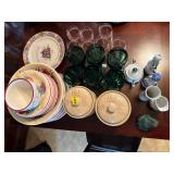 CANISTERS, GOBLETS, PLATES, ETC