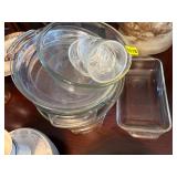 CLEAR GLASS DISHES
