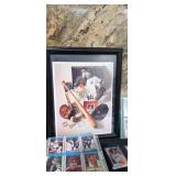 FRAMED BASEBALL PICTURE