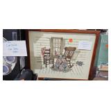 FRAMED CROSS STITCH DECOR