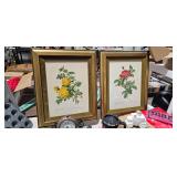 FRAMED FLORAL PICTURE DECOR