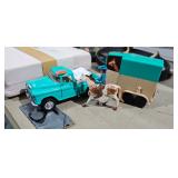 TRUCK TOY AND TRAILER