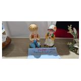 VINTAGE PRAYING BOY AND GIRL