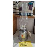 PEWTER OIL LAMP