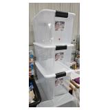 PLASTIC STORAGE TOTES