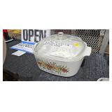 CORNING WARE DISH WITH LID