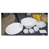 MILK GLASS LOT