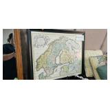FRAMED MAP