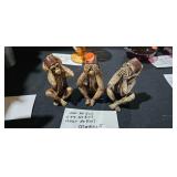 SEE HEAR SPEAK NO EVIL FIGURES