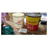VINTAGE ICE CREAM / LARD TIN