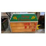 VINTAGE MERRY CHRISTMAS SIGN