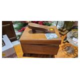 WOODEN SHOESHINE BOX