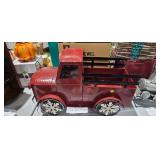 METAL CHRISTMAS TRUCK DECOR
