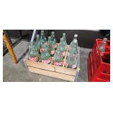 CRATE AND COCA COLA BOTTLES