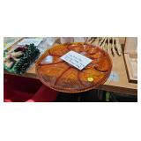 GLASS DIVIDED TRAY