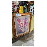 FRAMED FLORAL PICTURE