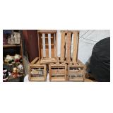 WOODEN CRATE LOT