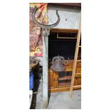 CAST IRON DINNER BELL / STAND