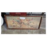 FRAMED VINTAGE PICTURE DECOR